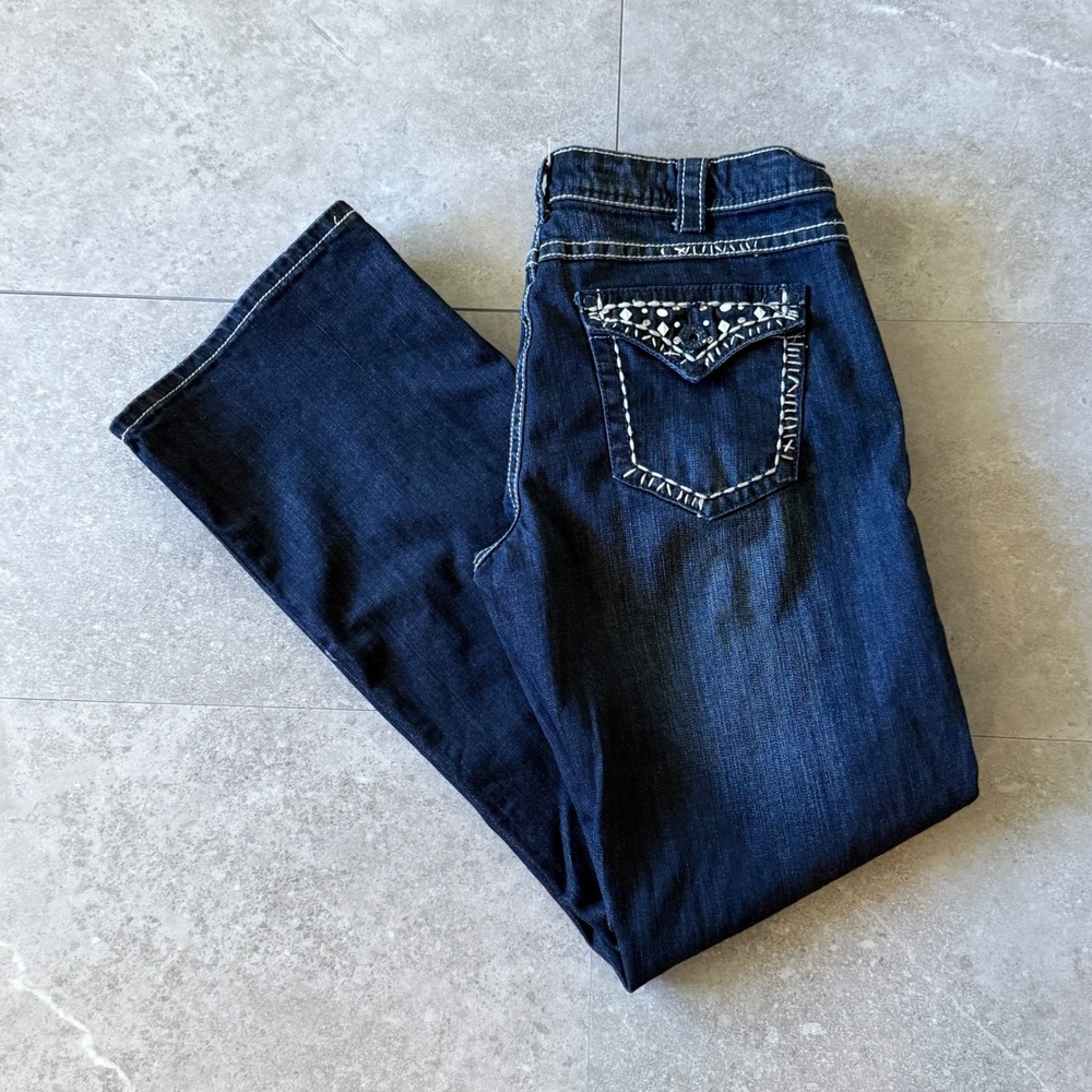 Y2K Cowgirl Tuff Co LUV Bootcut Jeans 31x33